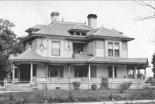 Residence of Beverly Randolph McCreight, this 11 room house occupied a city block in Newton NC 