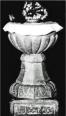 Hengstfeld baptismal font, where Georg Kilian's and Apollonia's children were baptised. This font disappeared in a 1976 renovation.