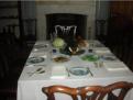 Dining room in Randolph house, Williamsburg, Virginia
