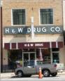 Charles Brady's pharmacy in Newton, NC after he sold it to Ed Haupt
