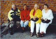 Liselotte Schumann ne Anthes in Denmark & daughters Geesche, Hilke, Antje 2003, 
