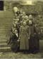 Liselotte Meta Mathilde Anthes on a social service project, lower left
